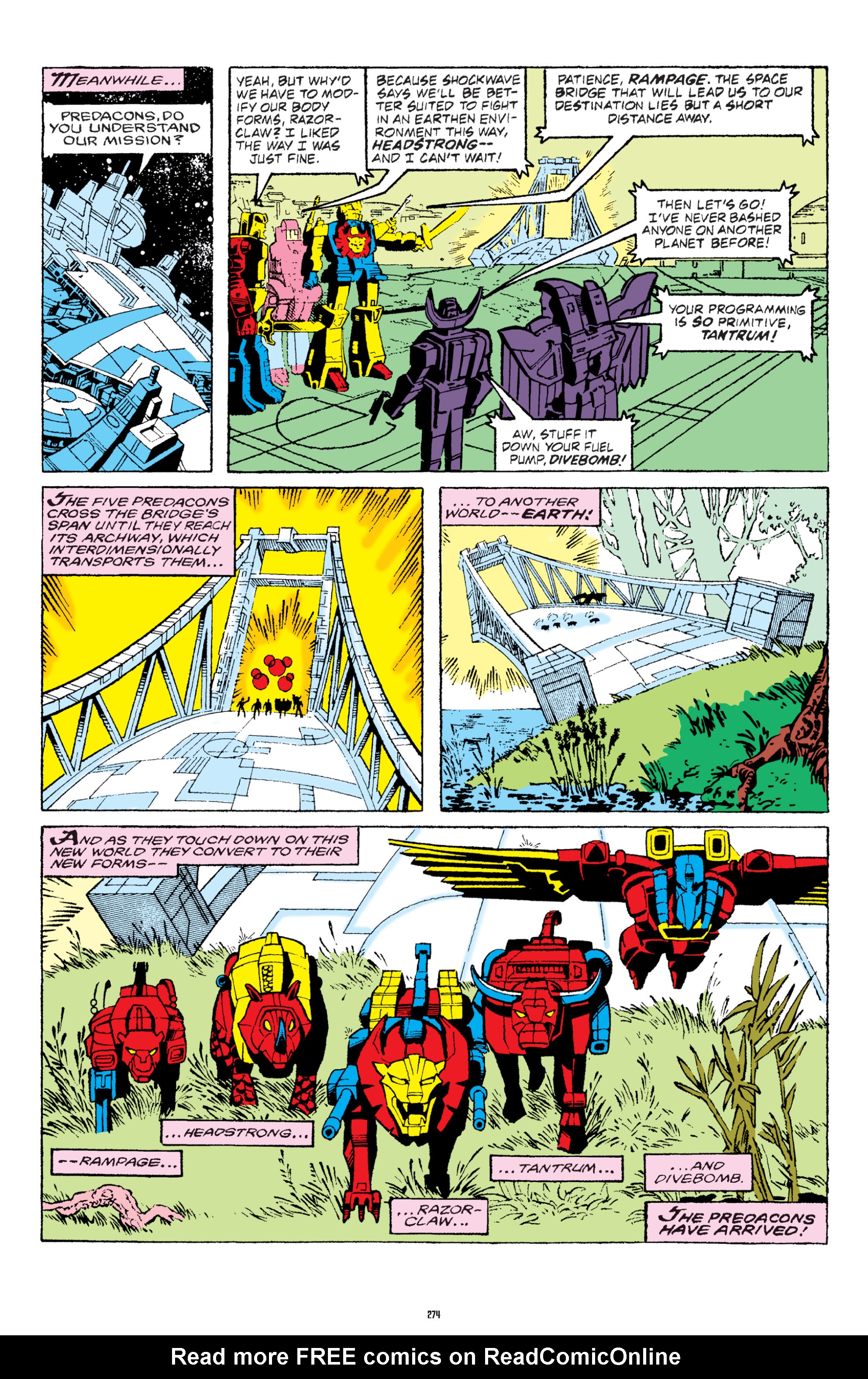 Read online The Transformers Classics comic -  Issue # TPB 2 - 275