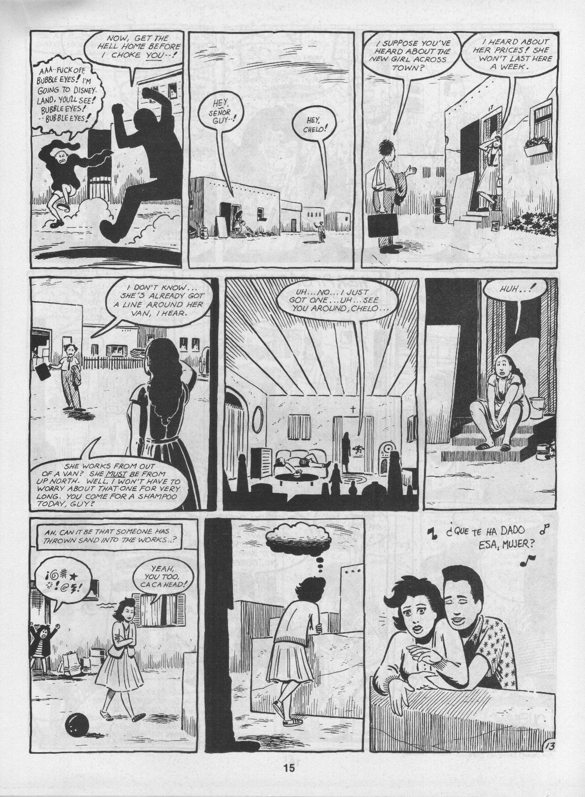 Read online Love and Rockets (1982) comic -  Issue #3 - 17