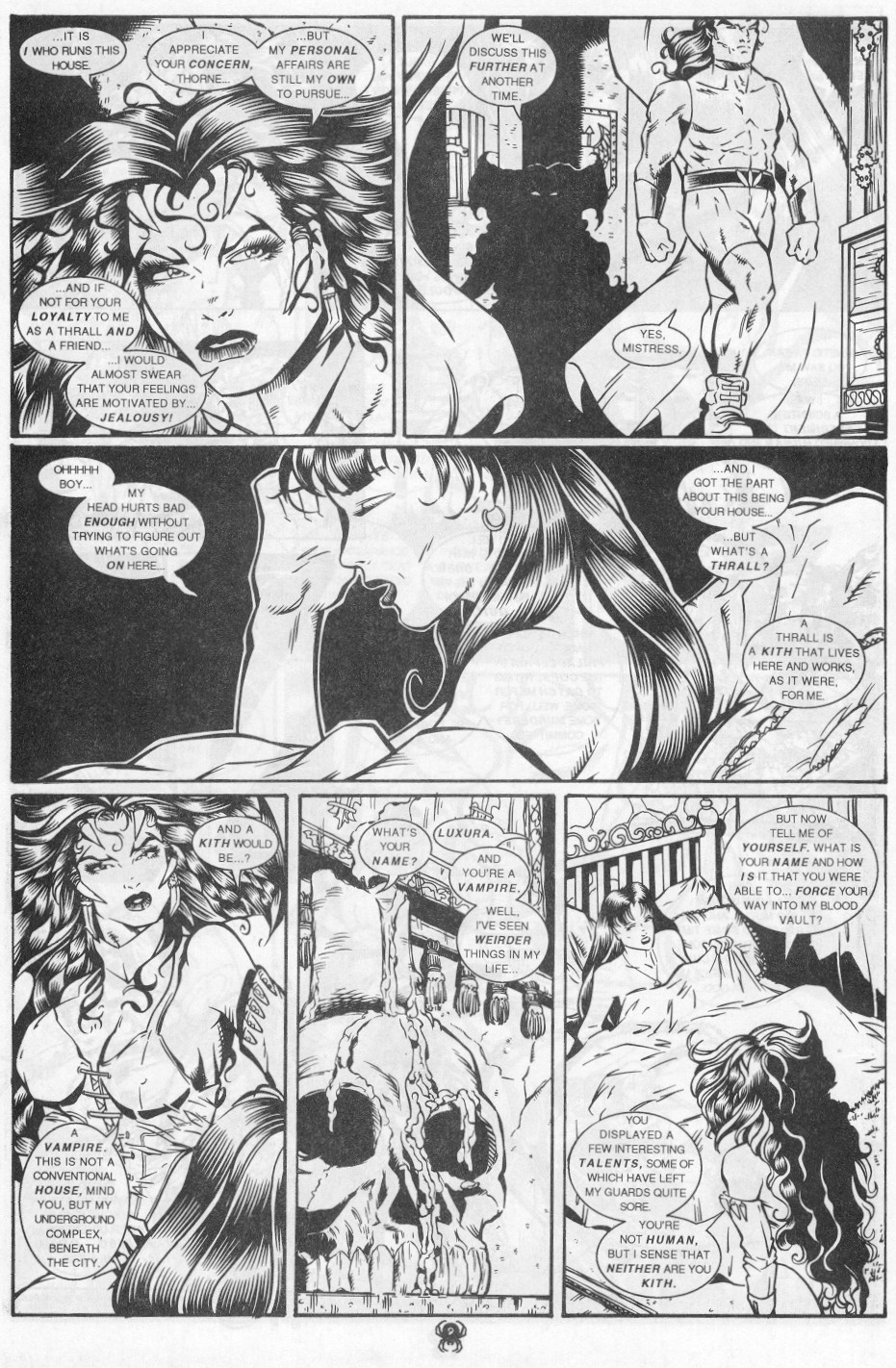 Read online Widow/Luxura: Blood Lust Alpha comic -  Issue # Full - 11