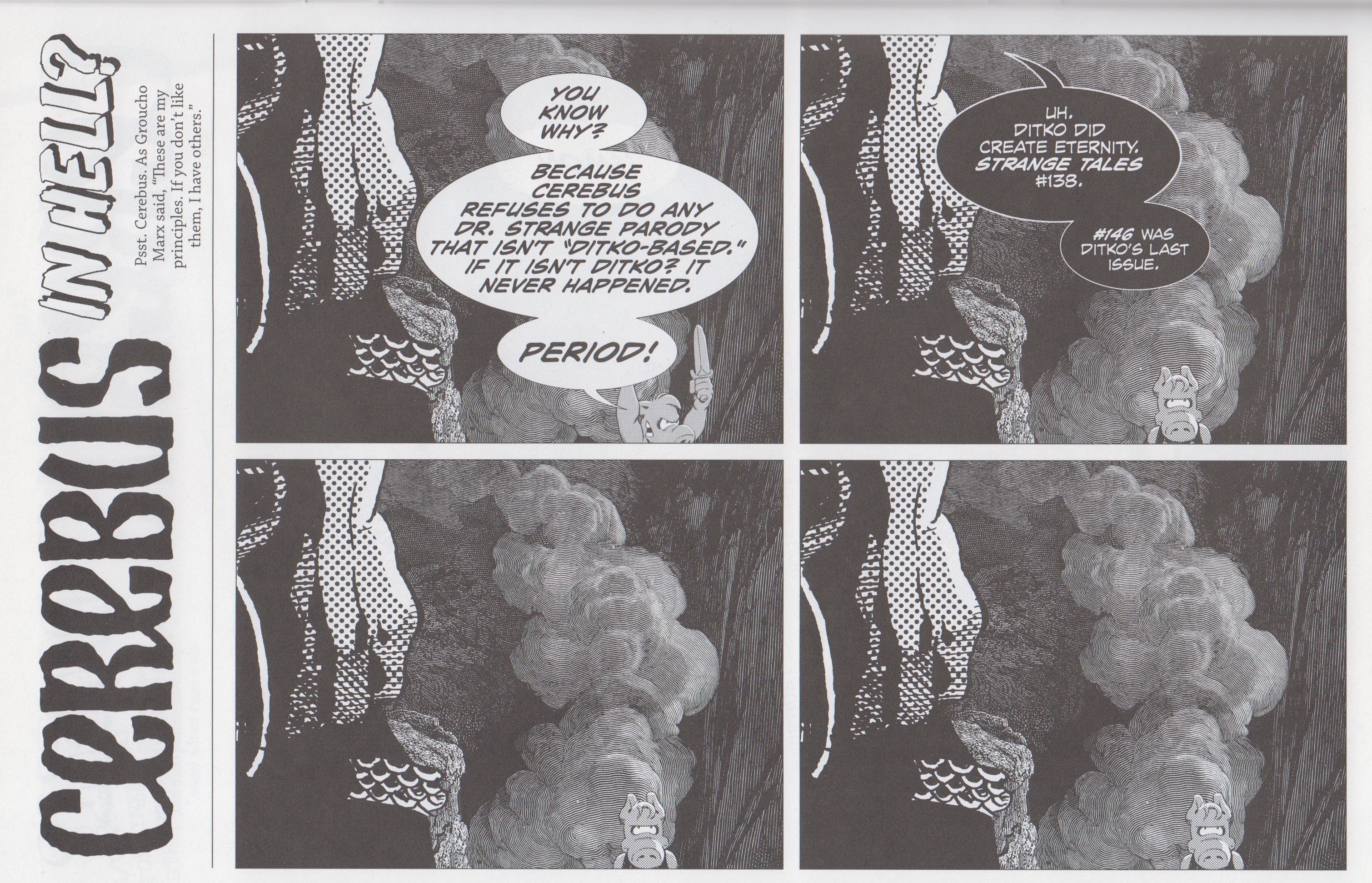 Read online Strange Cerebus comic -  Issue # Full - 4