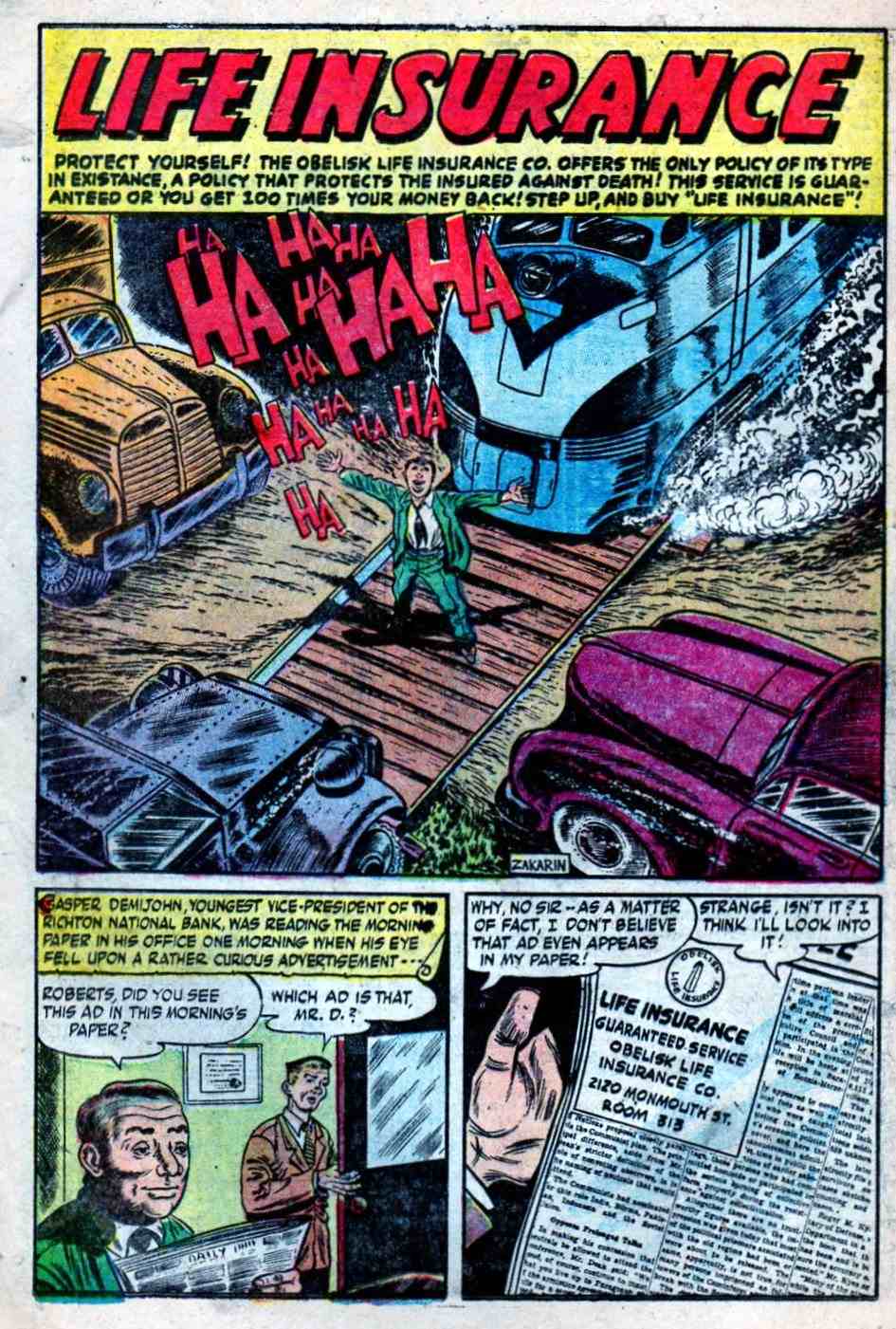 Read online Weird Mysteries (1952) comic -  Issue #11 - 14
