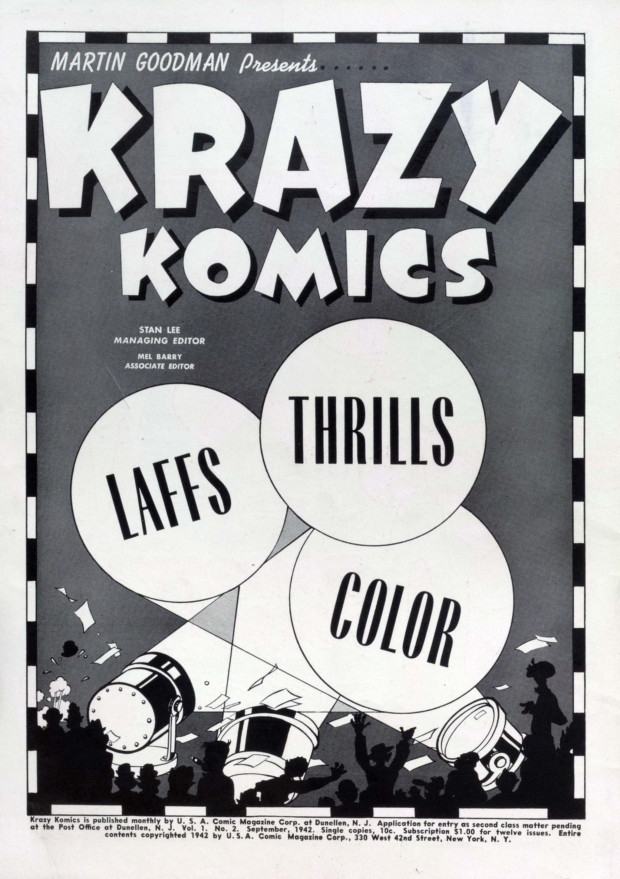 Read online Krazy Komics comic -  Issue #2 - 2