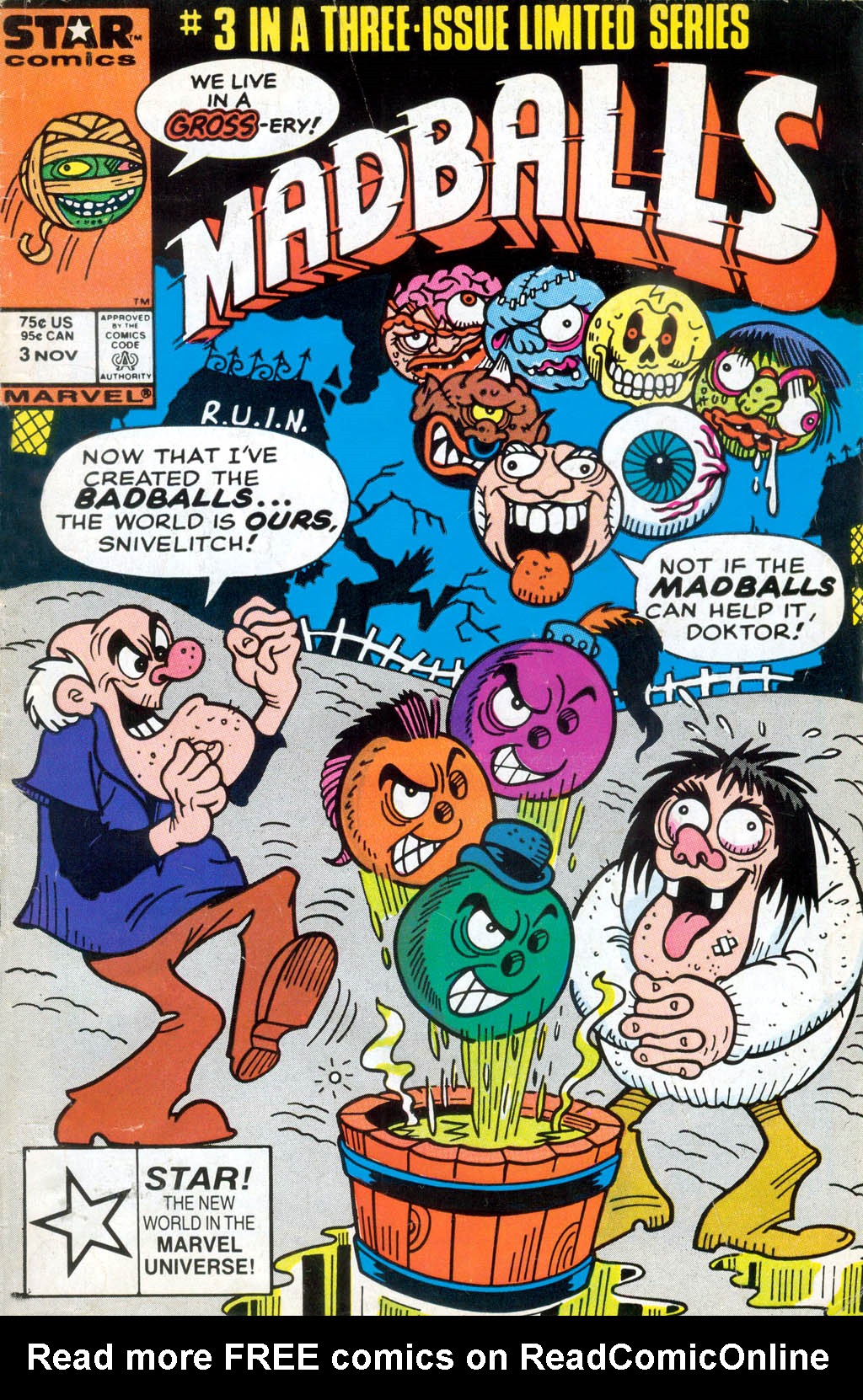 Read online Madballs comic -  Issue #3 - 1