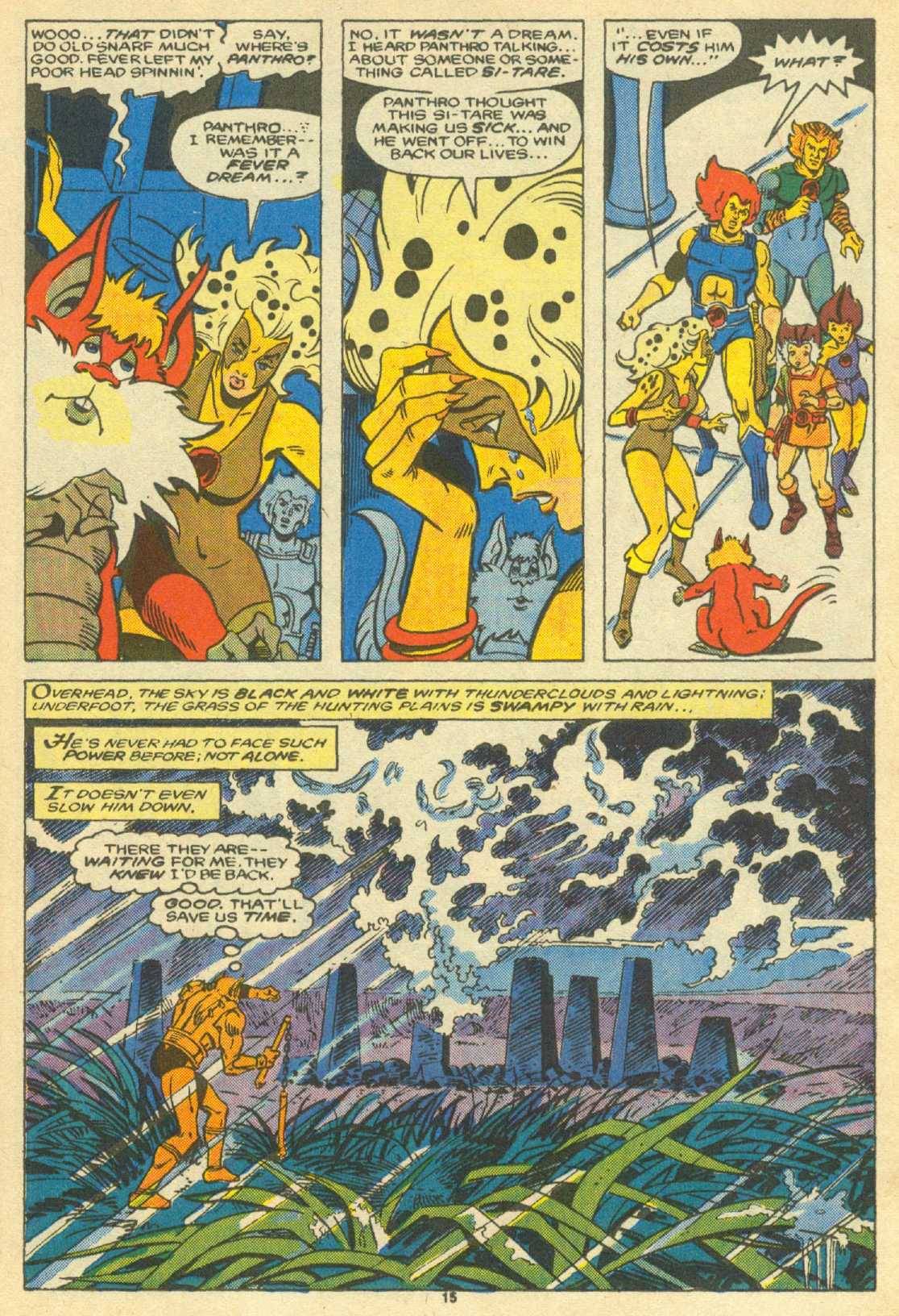 Read online ThunderCats (1985) comic -  Issue #10 - 16