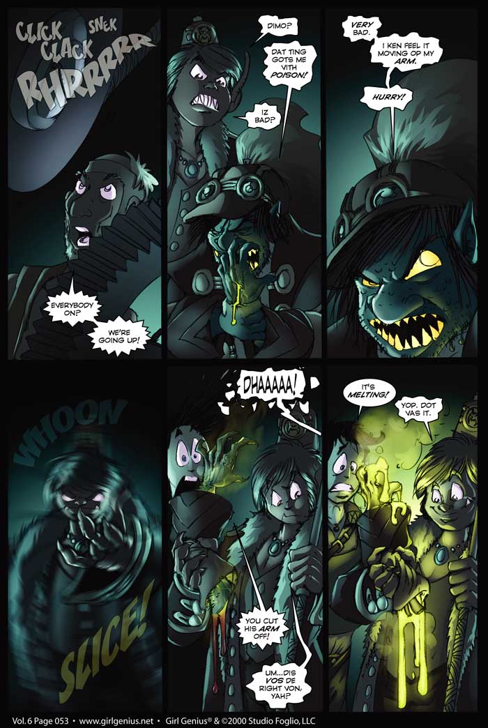 Read online Girl Genius (2002) comic -  Issue #6 - 54