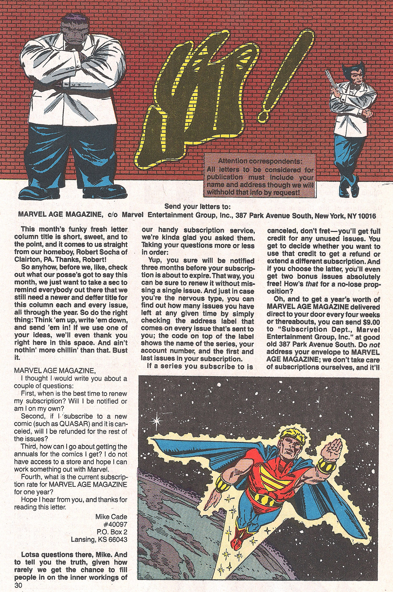 Read online Marvel Age comic -  Issue #84 - 31