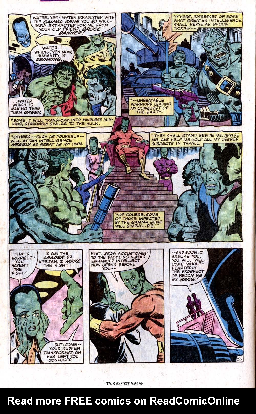 Read online The Incredible Hulk (1968) comic -  Issue # _Annual 1982 - 32