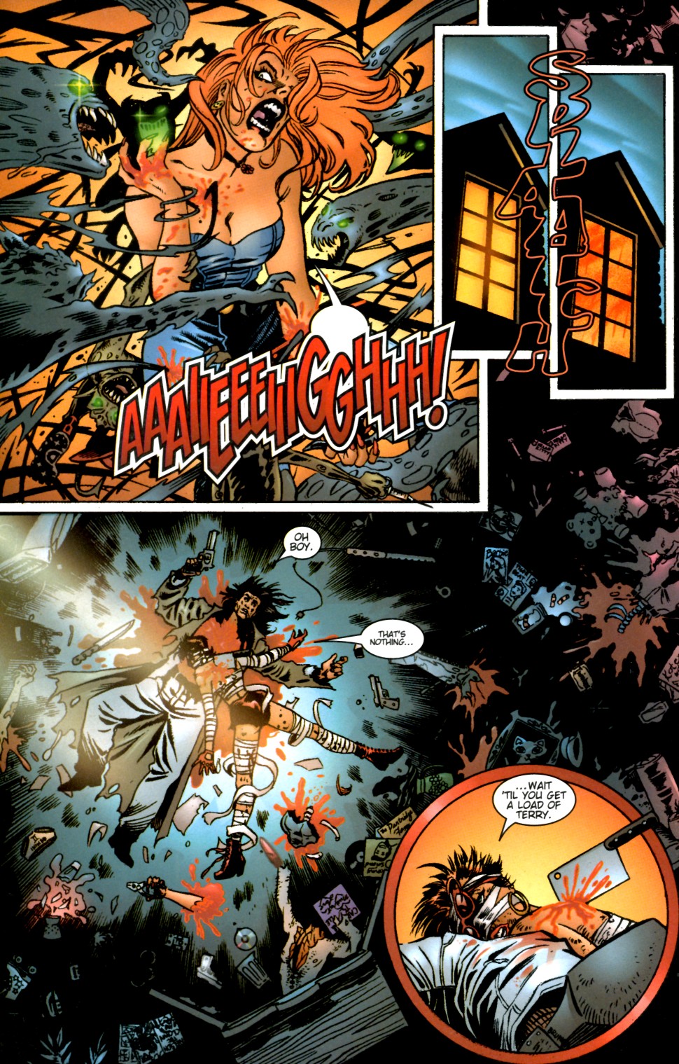 Read online Painkiller Jane vs. The Darkness comic -  Issue # Full - 24