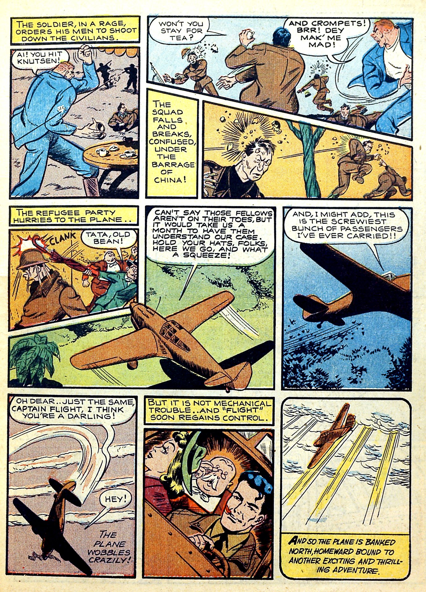 Read online Captain Flight Comics comic -  Issue #3 - 9