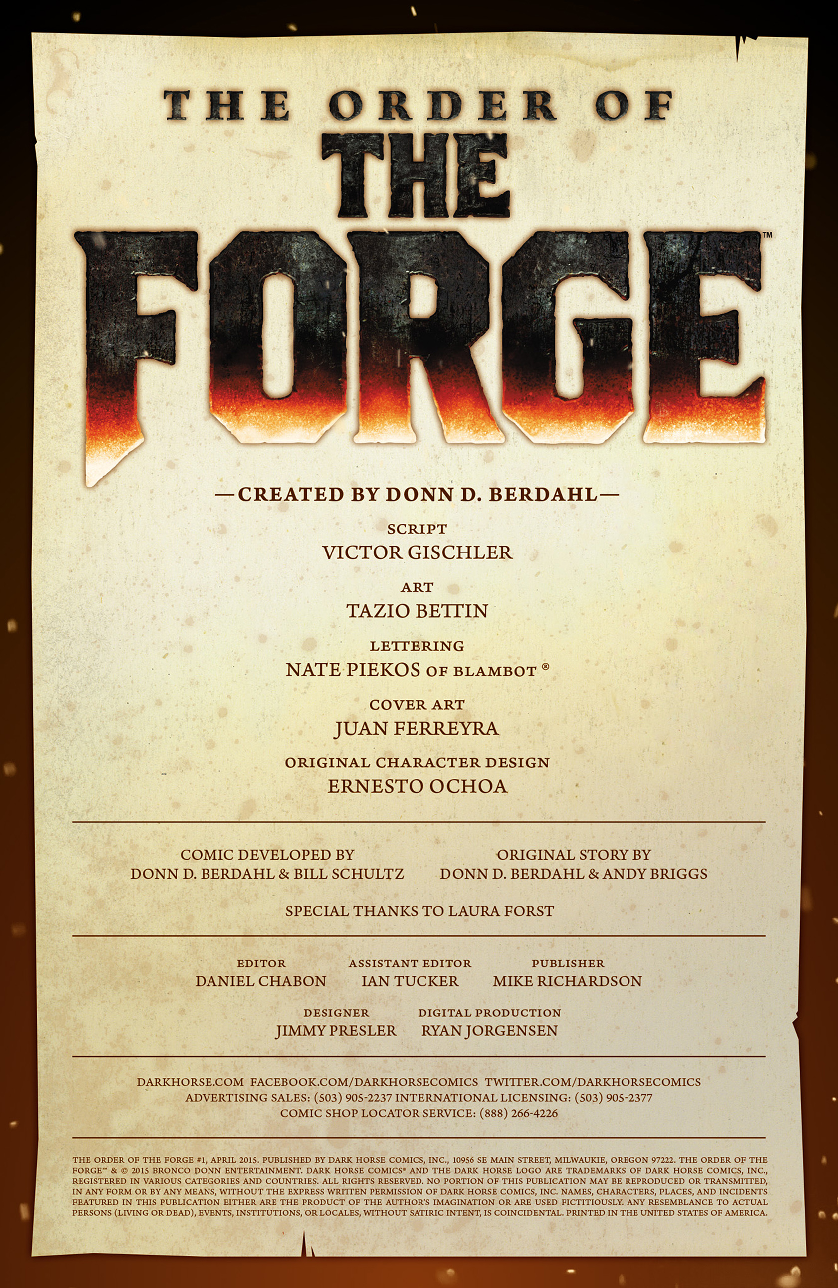 Read online The Order of the Forge comic -  Issue #1 - 2