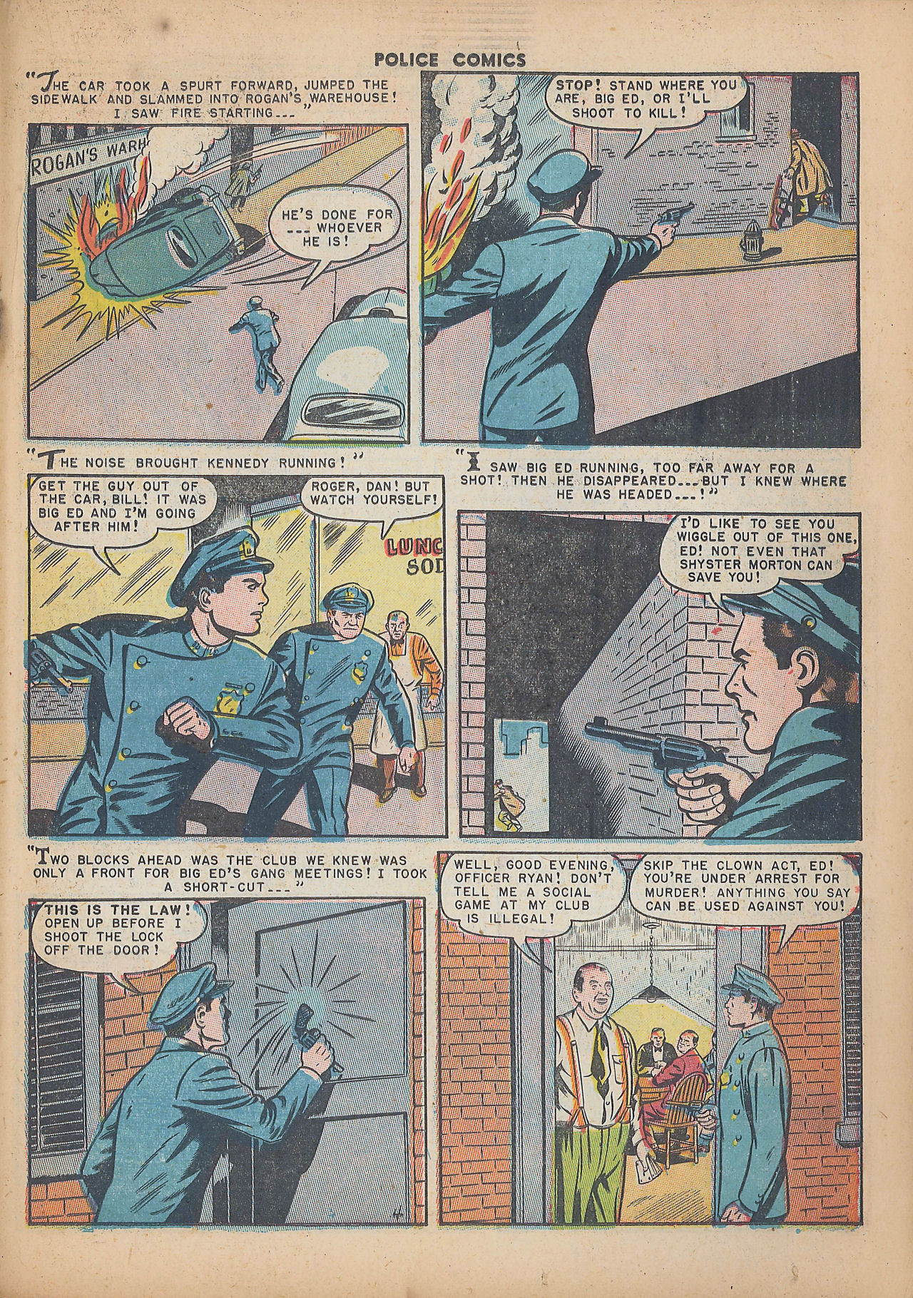Read online Police Comics comic -  Issue #102 - 27