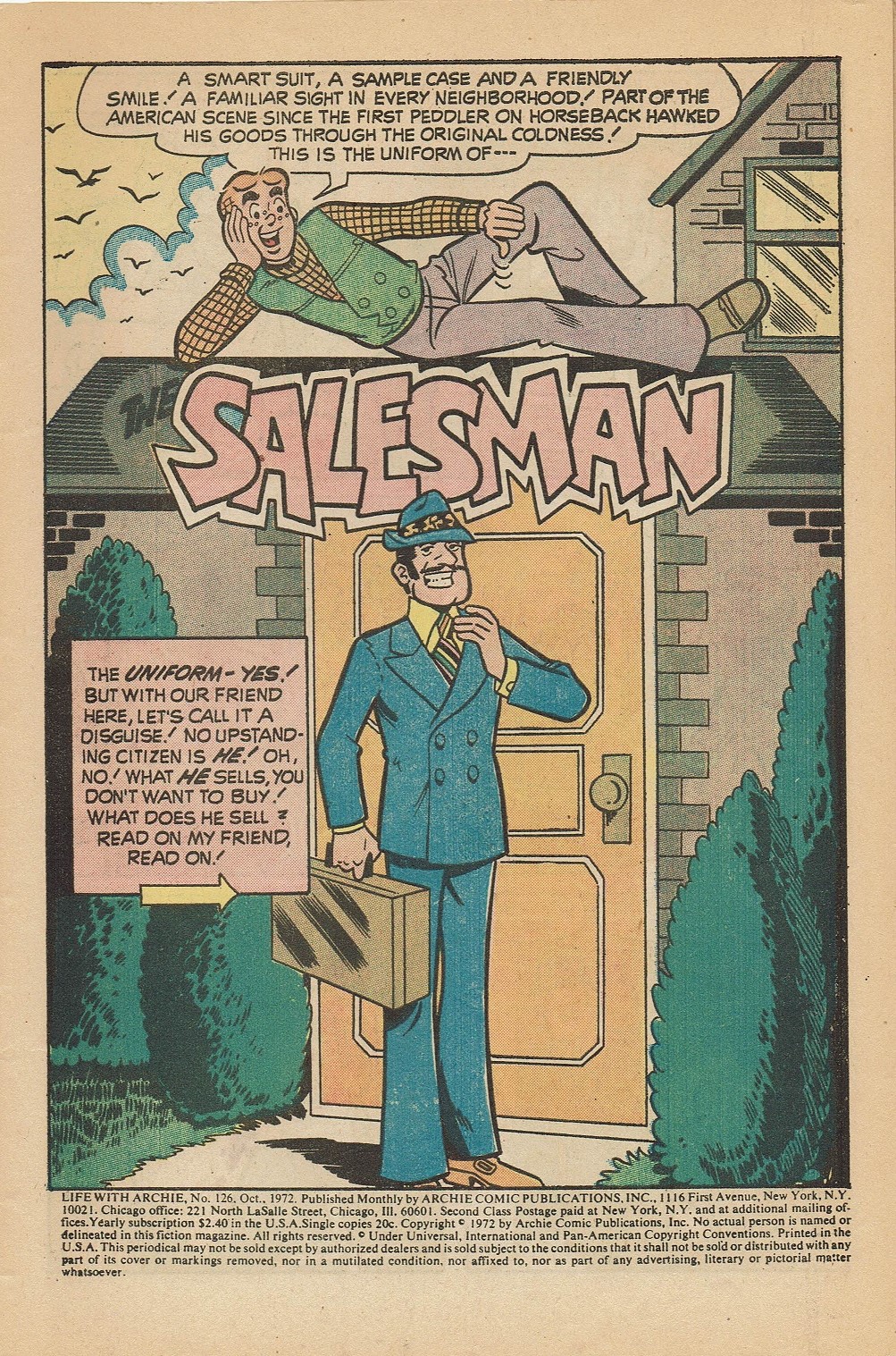 Read online Life With Archie (1958) comic -  Issue #126 - 3