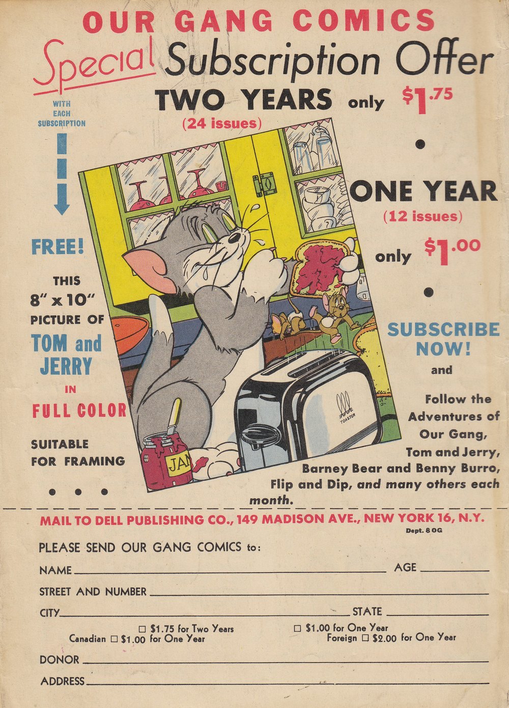 Read online Our Gang Comics comic -  Issue #25 - 52