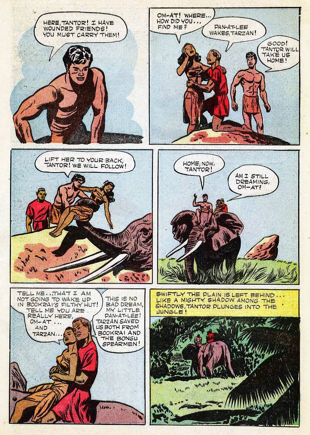 Read online Tarzan (1948) comic -  Issue #4 - 32