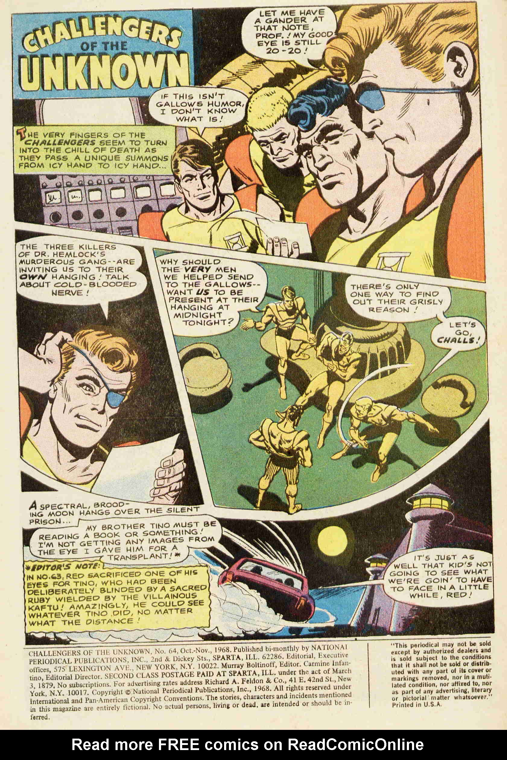Challengers of the Unknown (1958) Issue #64 #64 - English 2