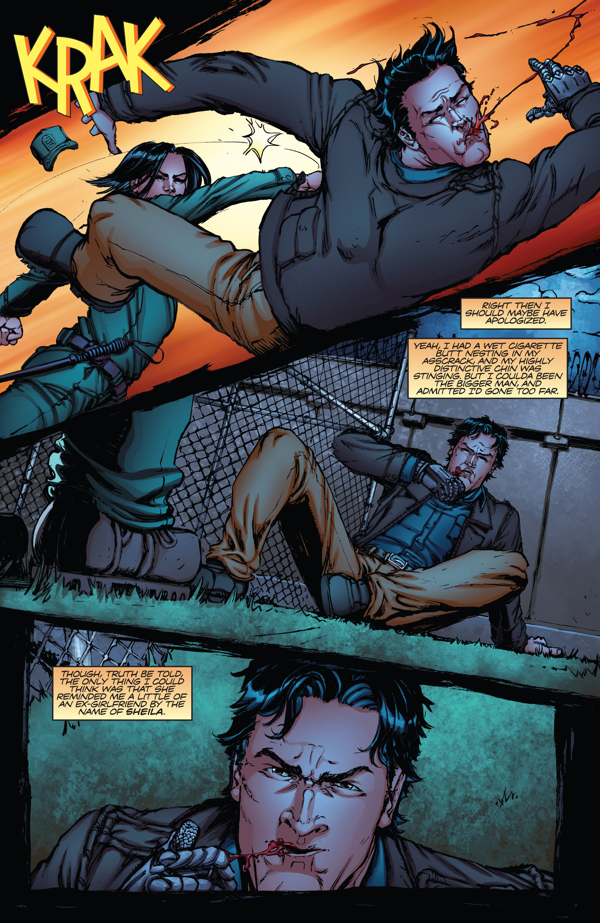 Read online Army of Darkness vs. Hack/Slash comic -  Issue #2 - 12