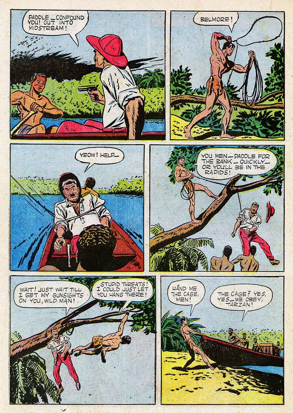 Read online Tarzan (1948) comic -  Issue #13 - 38