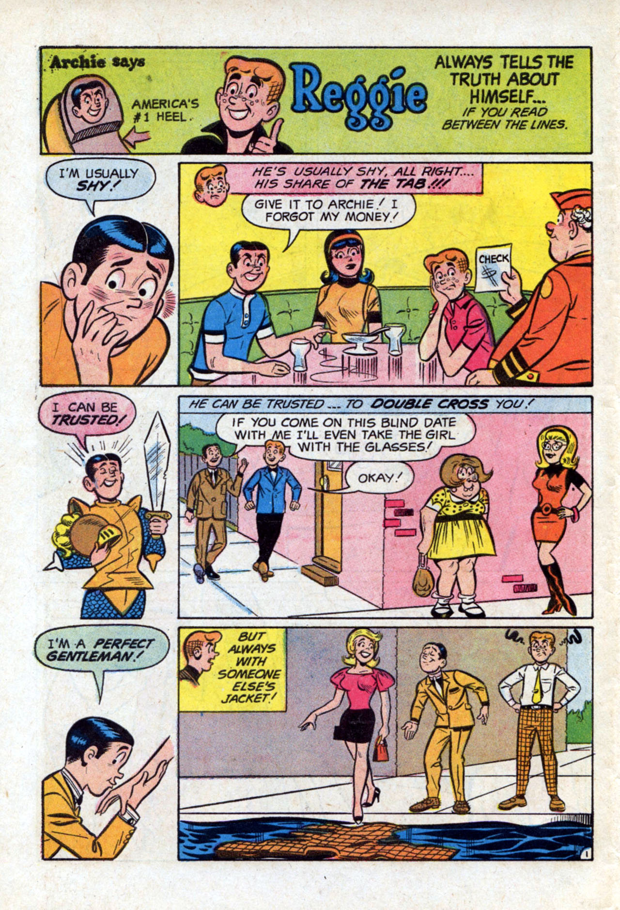 Read online Reggie's Wise Guy Jokes comic -  Issue #2 - 31