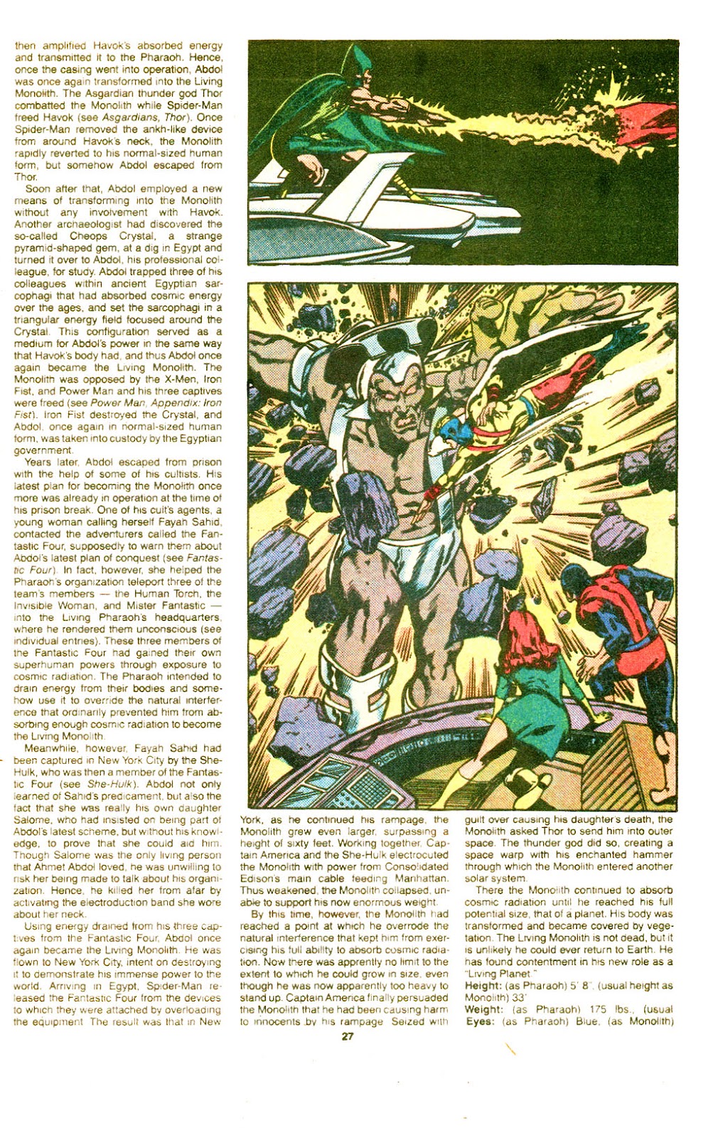 The Official Handbook of the Marvel Universe Deluxe Edition issue 18 - Page 29