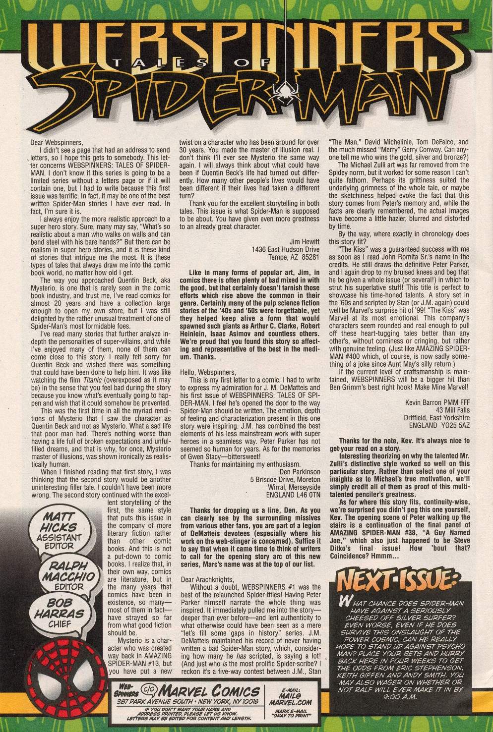 Read online Webspinners: Tales of Spider-Man comic -  Issue #4 - 25