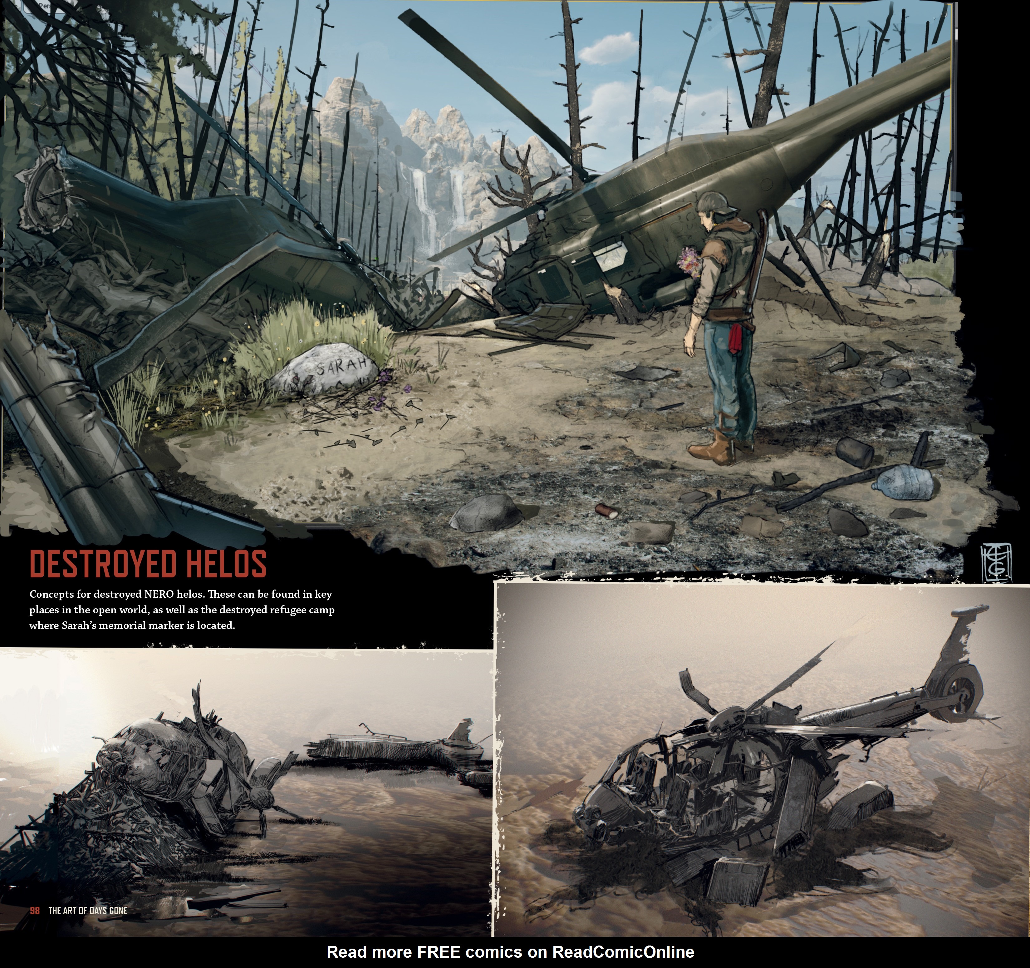 Read online The Art of Days Gone comic -  Issue # TPB (Part 1) - 91