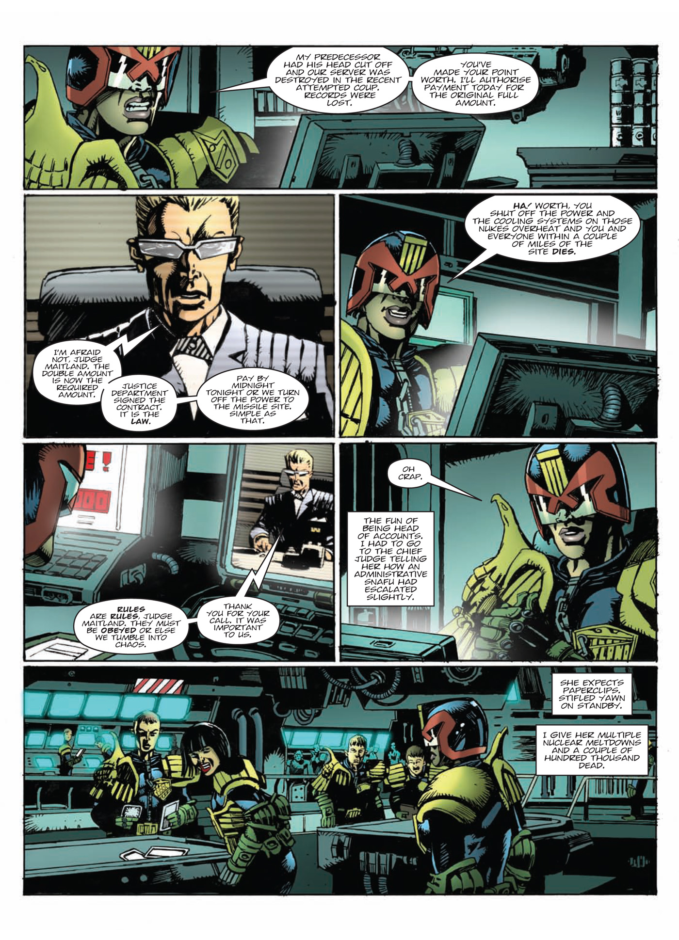 Read online Judge Dredd: Day of Chaos: Fallout comic -  Issue # TPB (Part 2) - 69