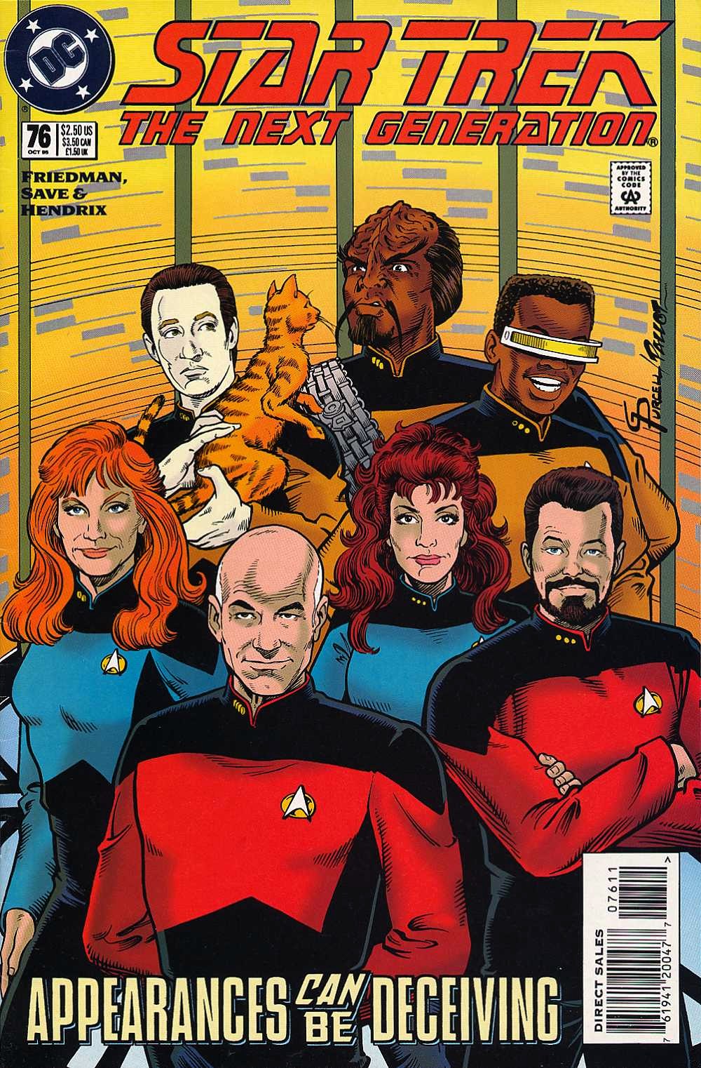 Read online Star Trek: The Next Generation (1989) comic -  Issue #76 - 1