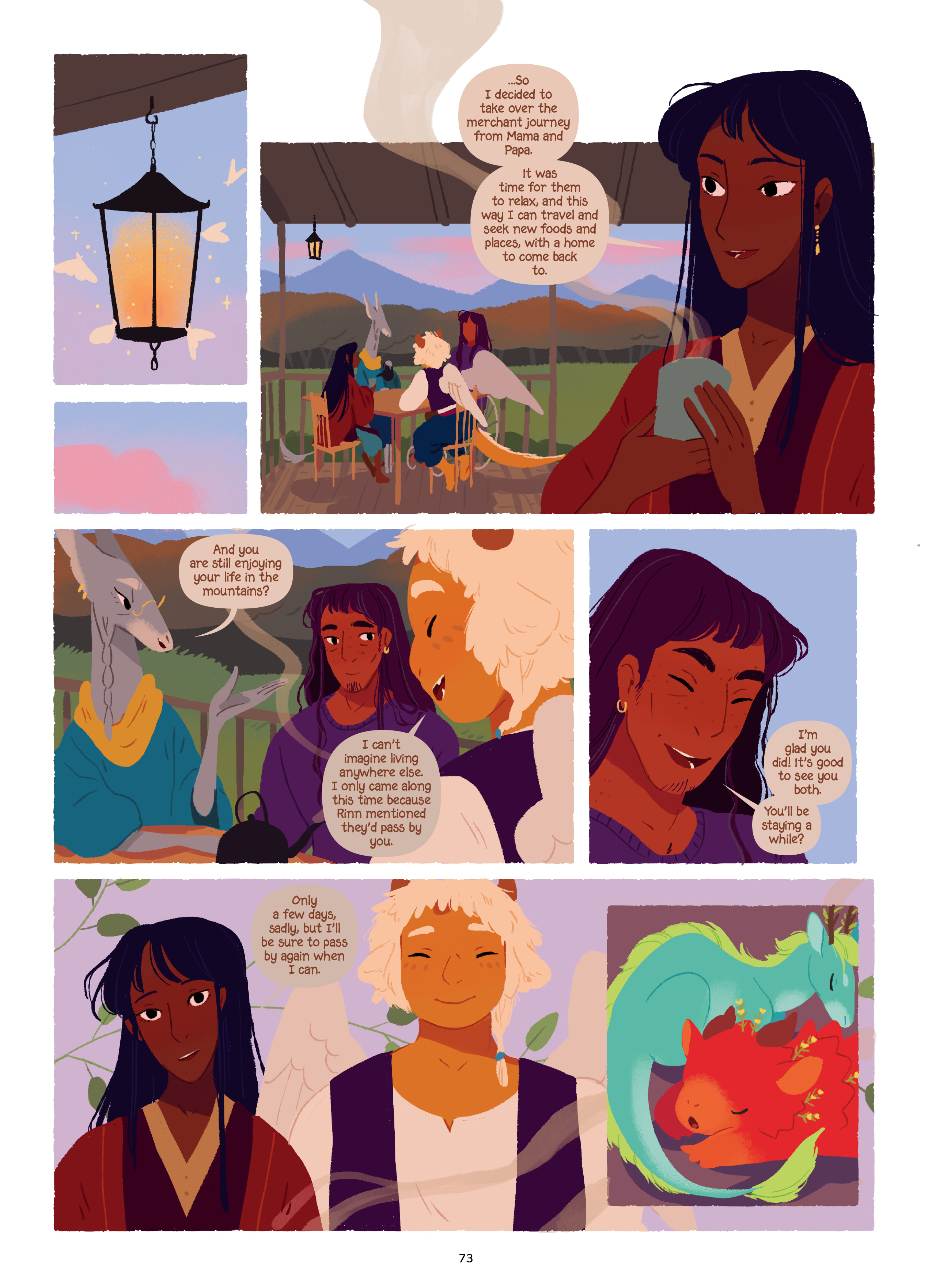 Read online The Tea Dragon Series comic -  Issue # The Tea Dragon Tapestry - 74