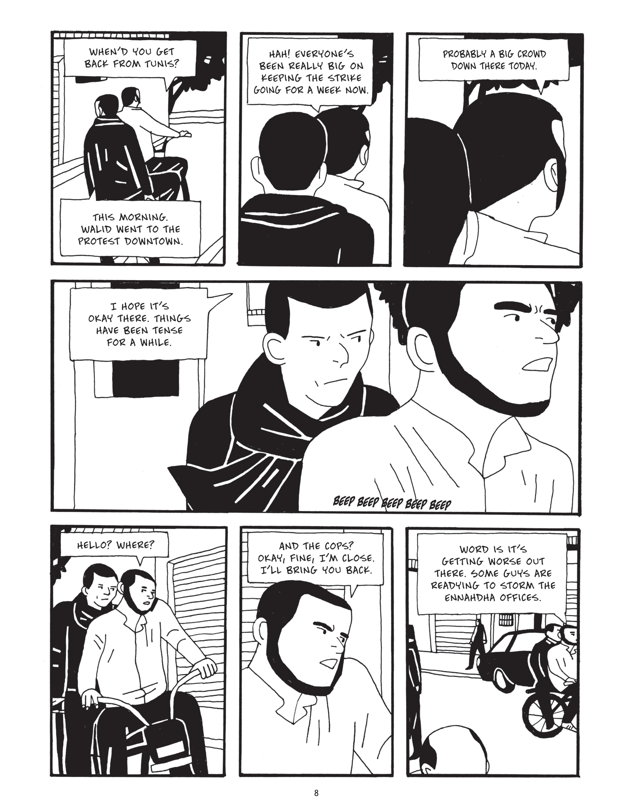 Read online After the Spring: A Story of Tunisian Youth comic -  Issue # TPB - 9