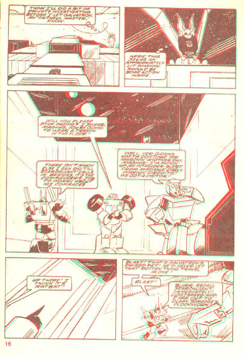 Read online The Transformers in 3-D comic -  Issue #1 - 17