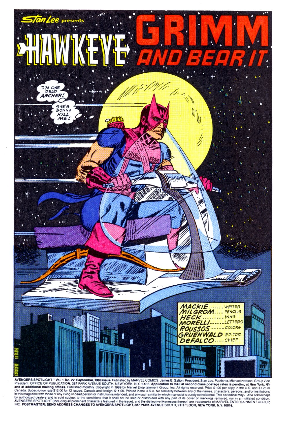 Read online Avengers Spotlight comic -  Issue #22 - 2