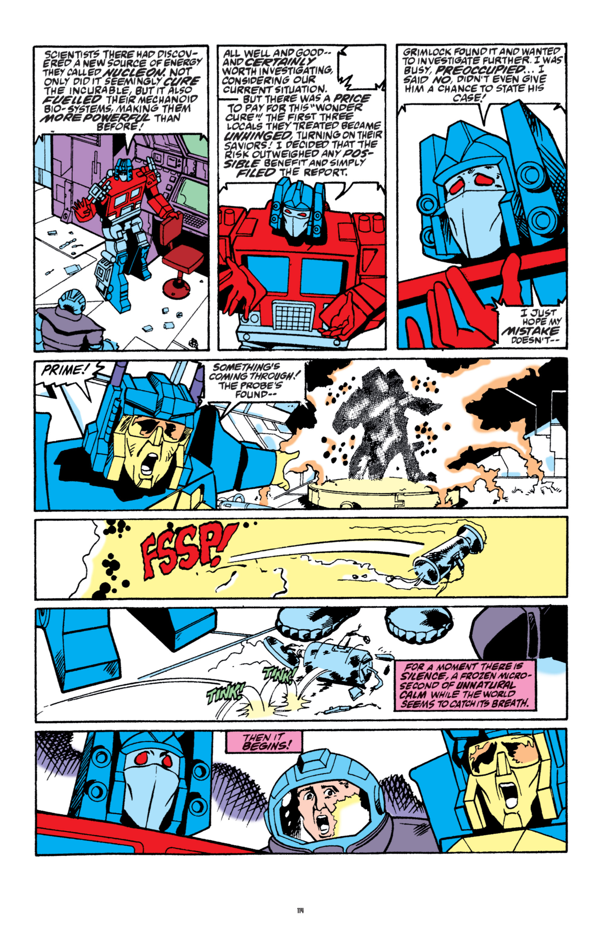 Read online The Transformers Classics comic -  Issue # TPB 6 - 114