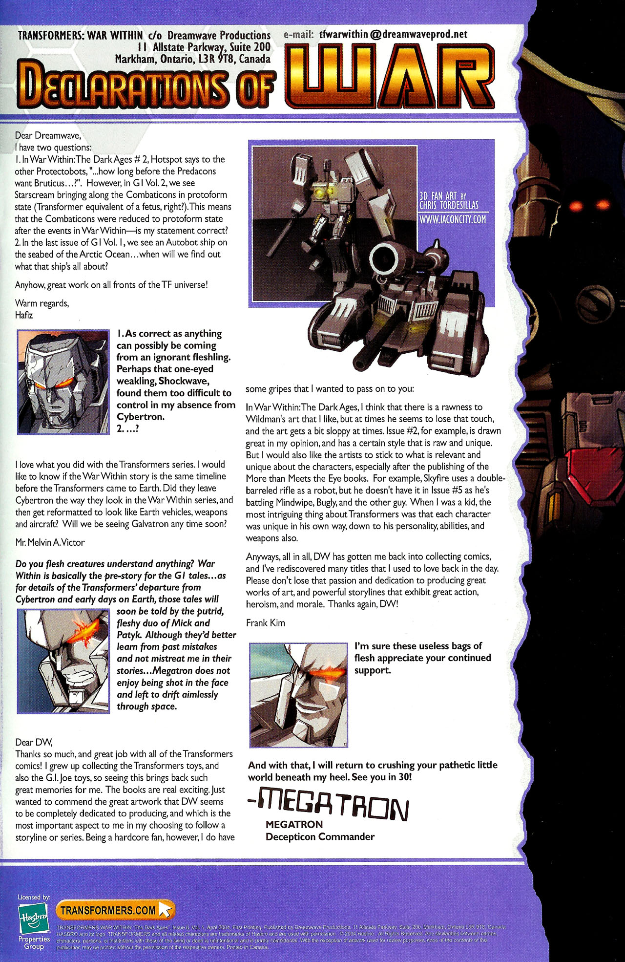 Read online Transformers War Within: "The Dark Ages" comic -  Issue #6 - 23