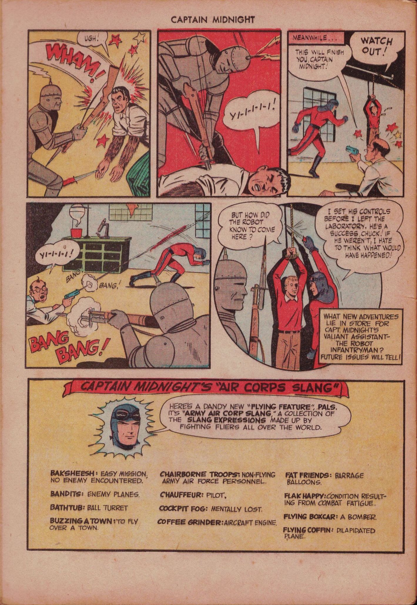 Read online Captain Midnight (1942) comic -  Issue #28 - 32