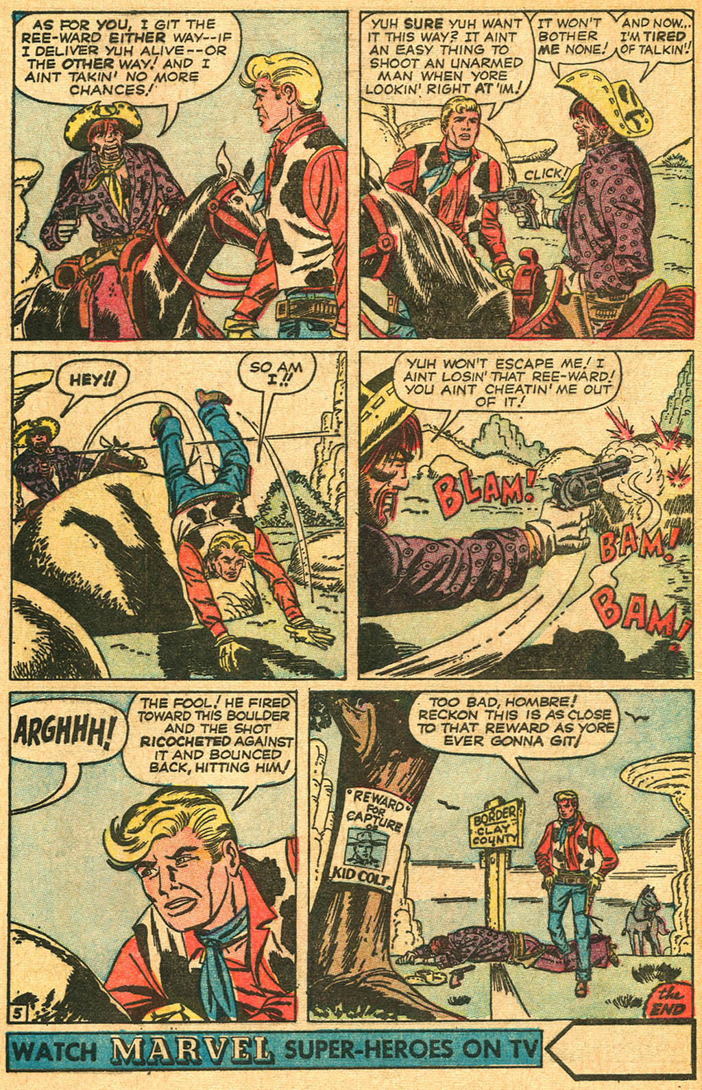 Read online Kid Colt Outlaw comic -  Issue #132 - 32