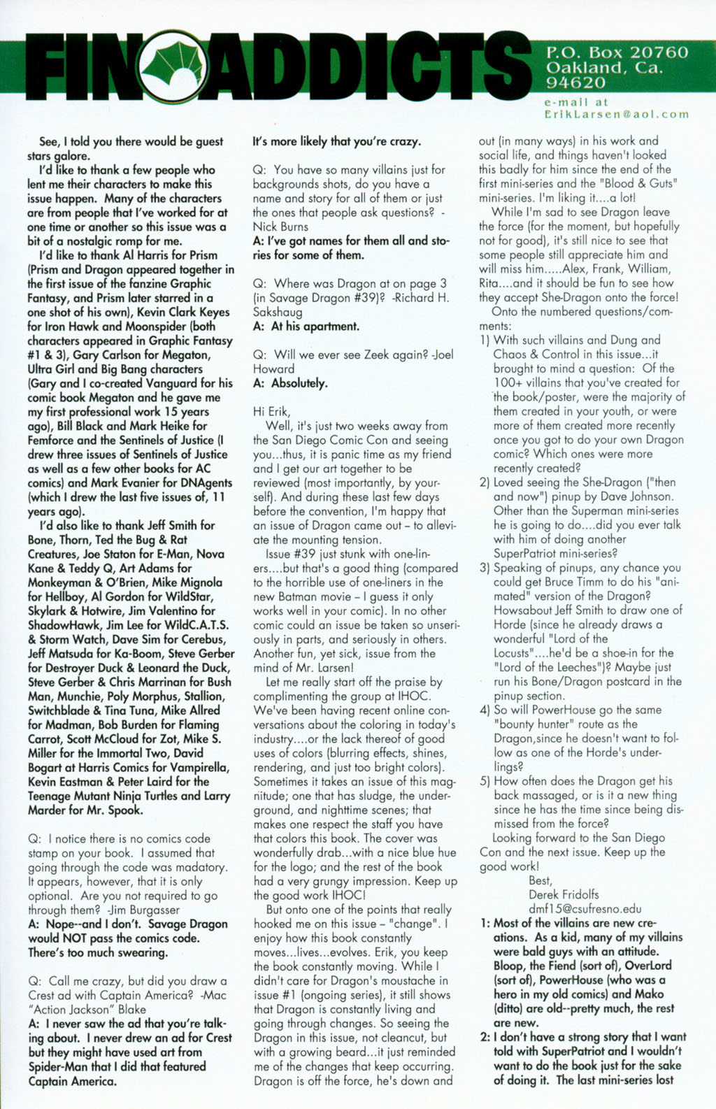 Read online The Savage Dragon (1993) comic -  Issue #41 - 24