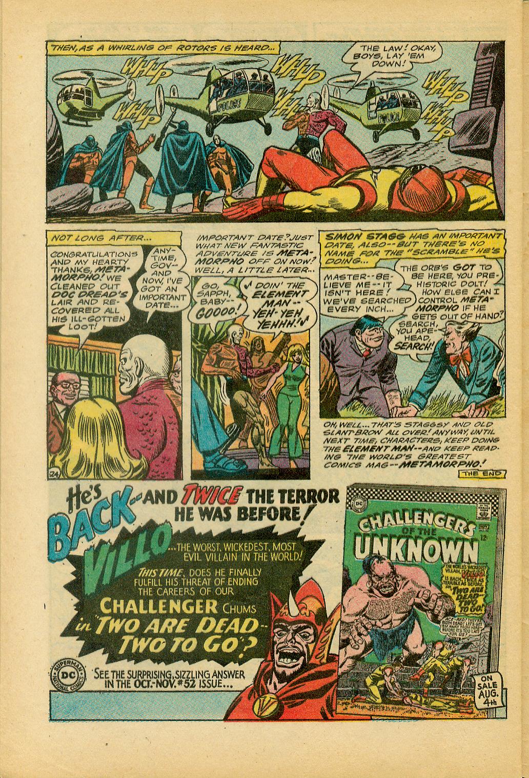 Read online Metamorpho comic -  Issue #8 - 32