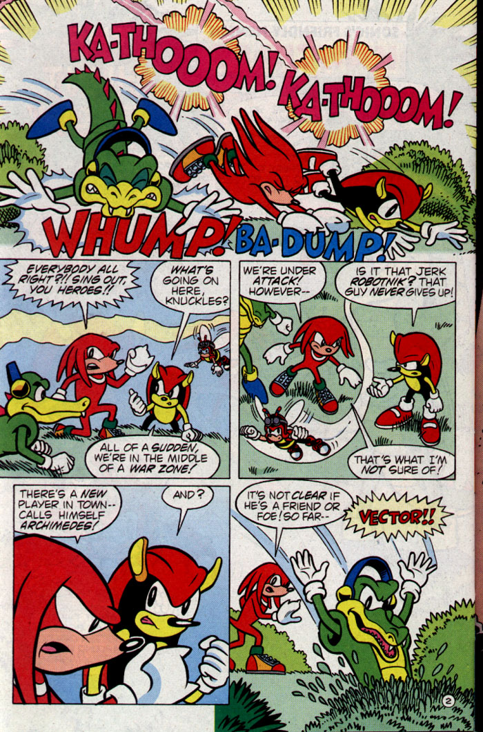 Read online Knuckles' Chaotix comic - Issue Full.