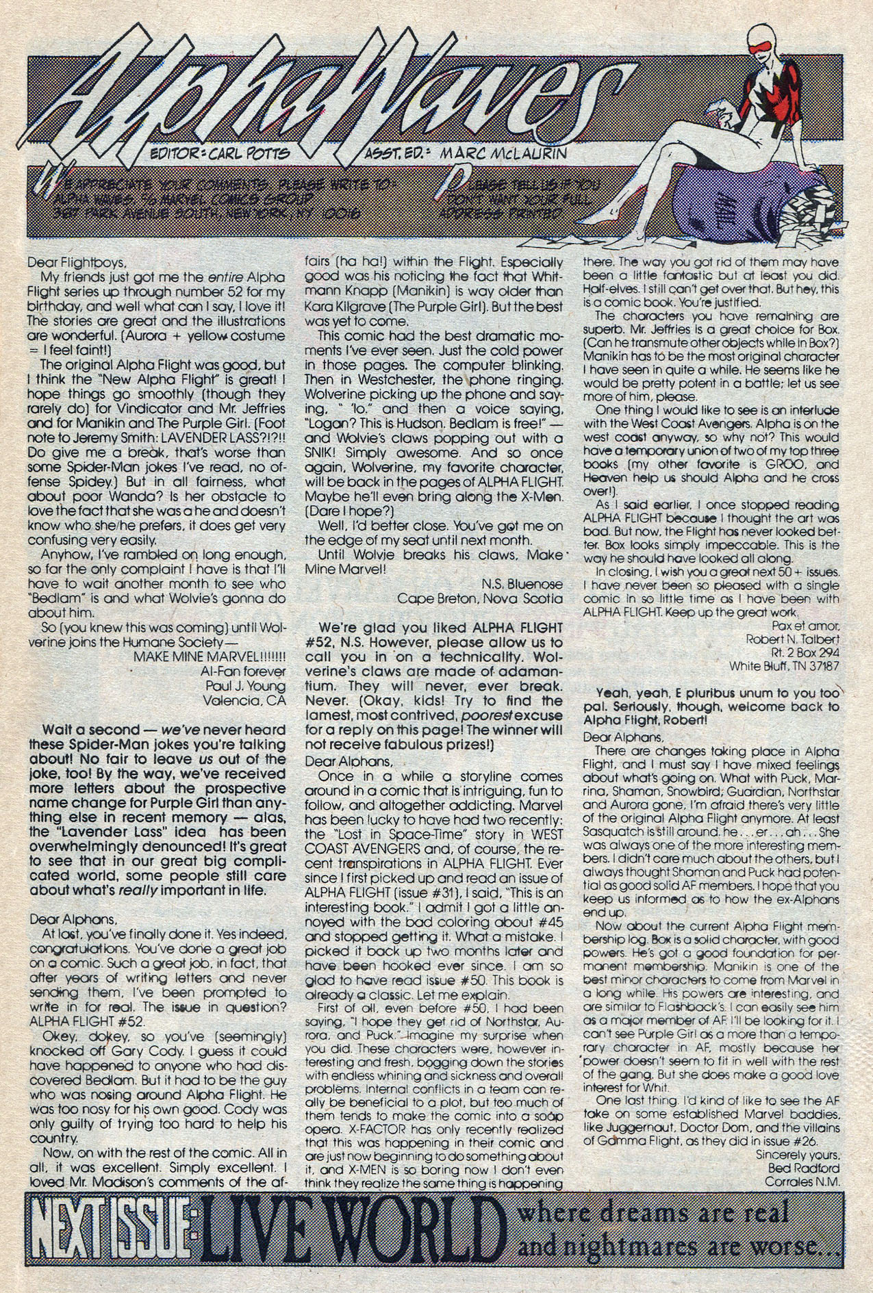 Read online Alpha Flight (1983) comic -  Issue #57 - 32