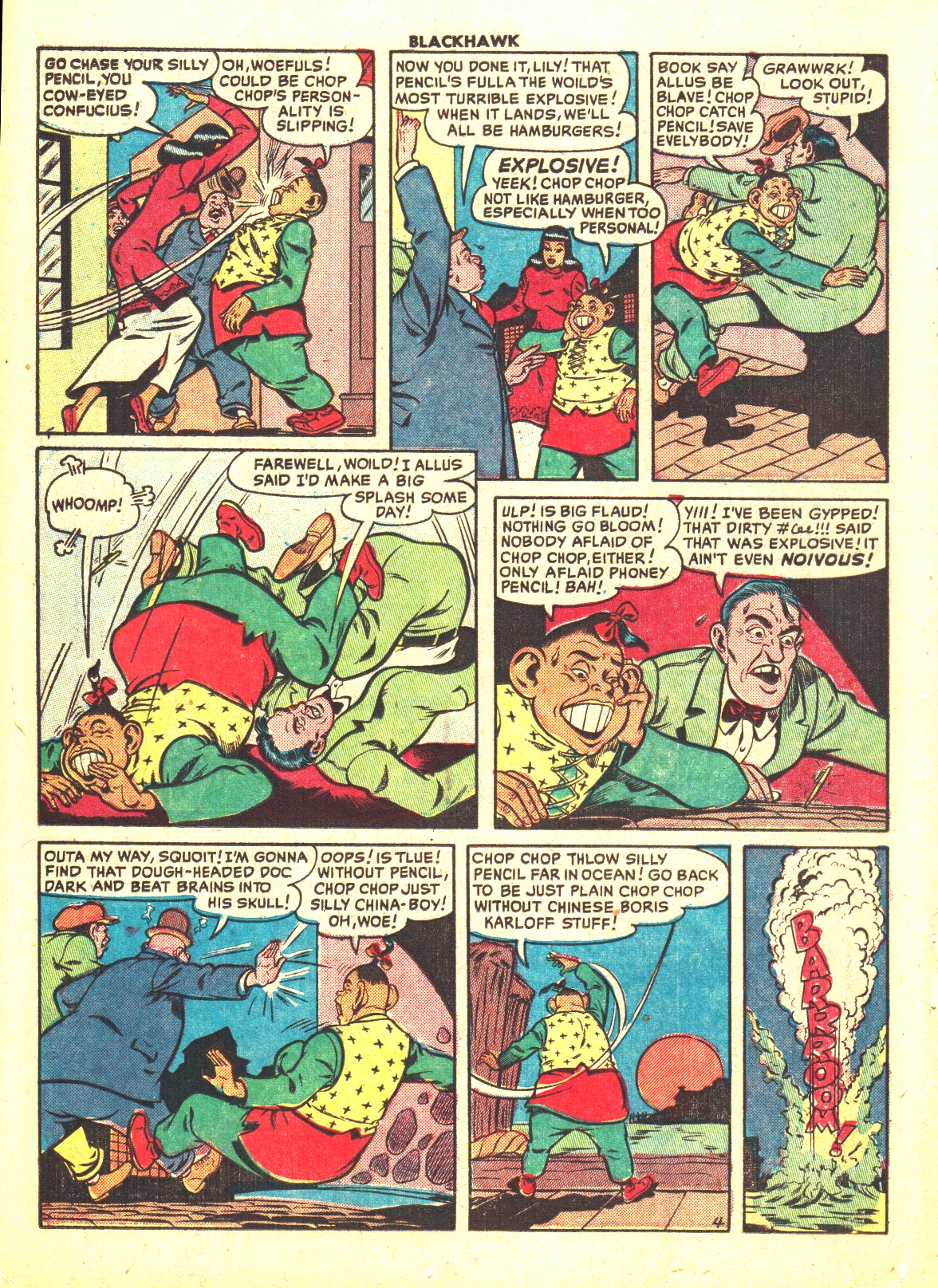 Read online Blackhawk (1957) comic -  Issue #35 - 38