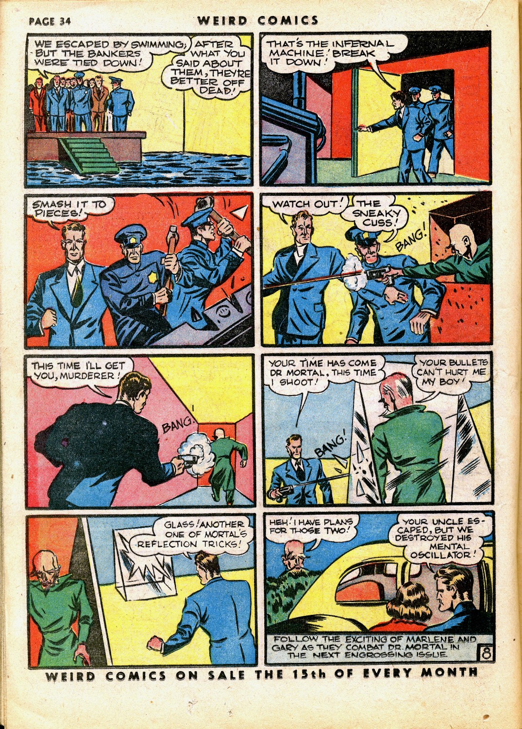 Read online Weird Comics comic -  Issue #7 - 36