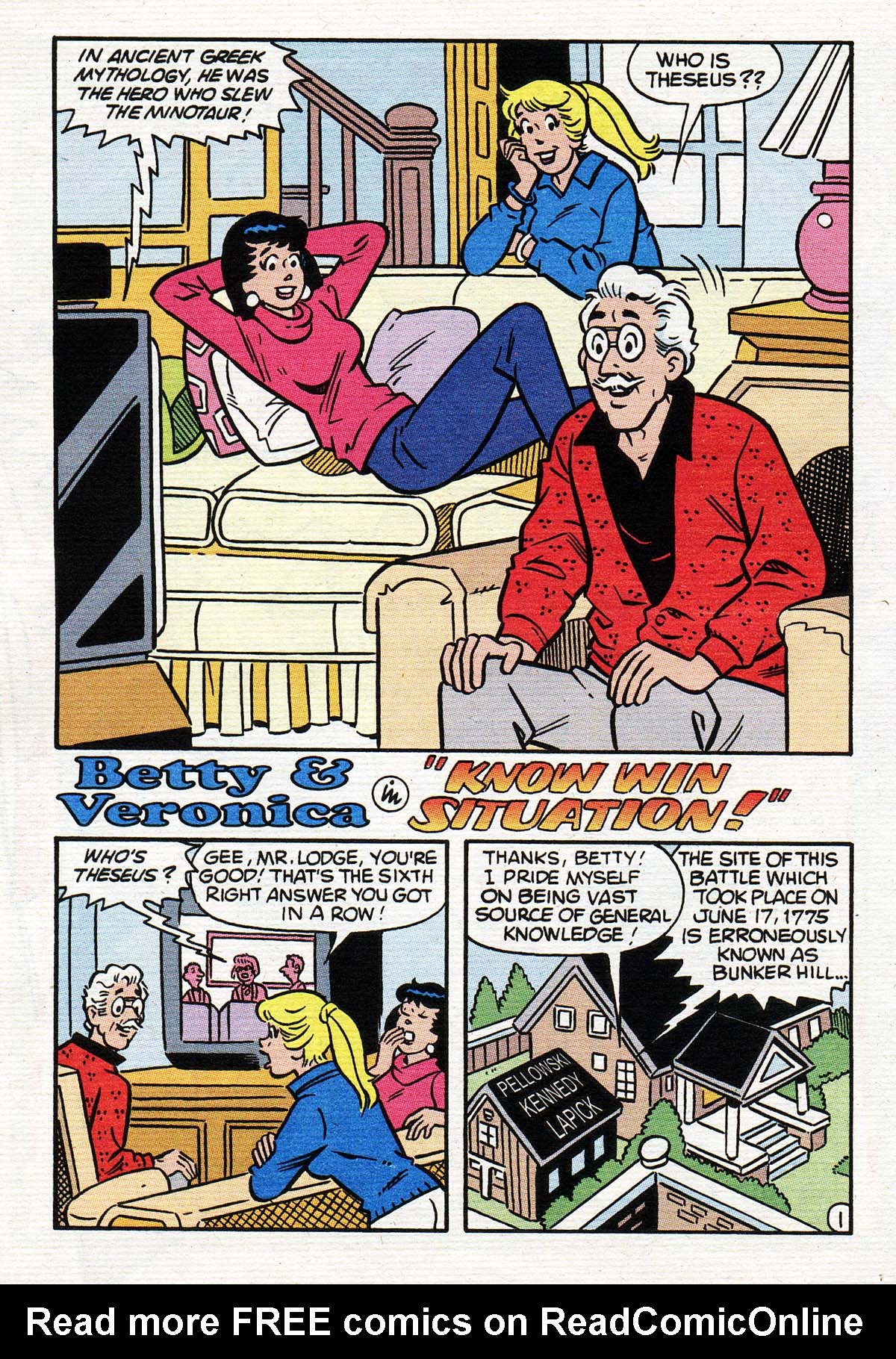 Read online Betty and Veronica Digest Magazine comic -  Issue #128 - 90