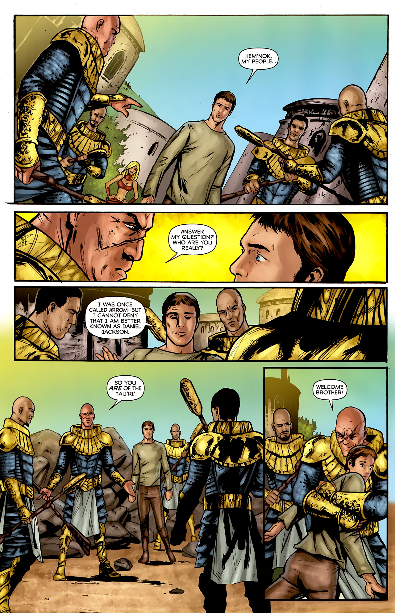 Read online Stargate: Daniel Jackson comic -  Issue #3 - 4