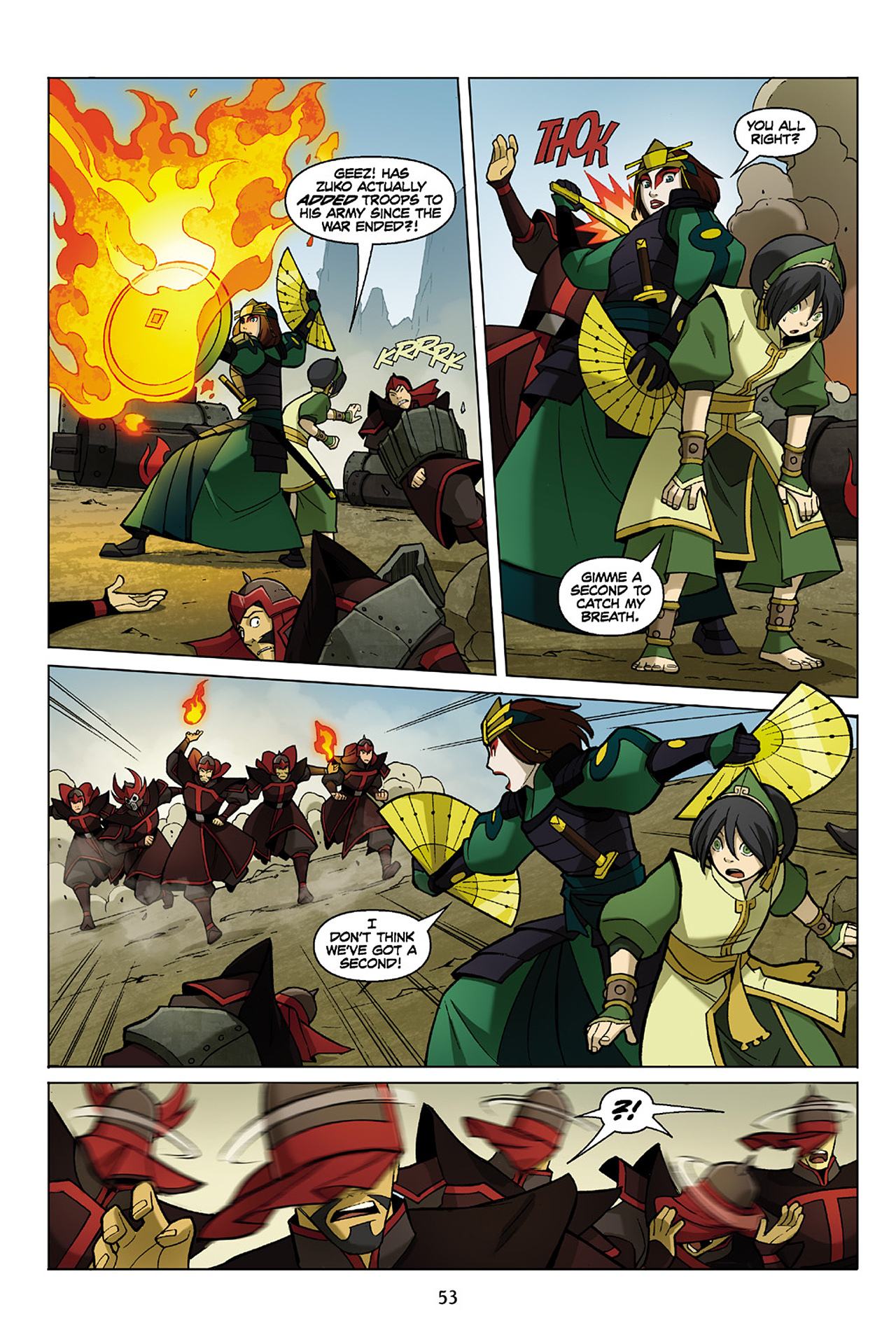 Read online Nickelodeon Avatar: The Last Airbender - The Promise comic -  Issue # Part 3 - 53