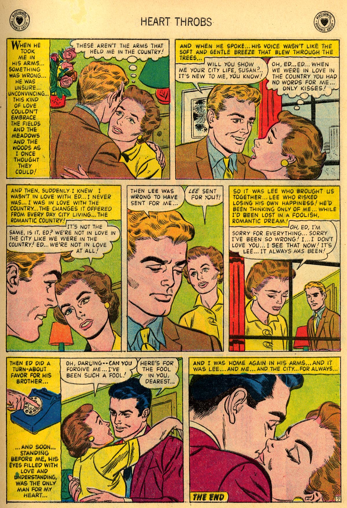 Read online Heart Throbs comic -  Issue #50 - 9
