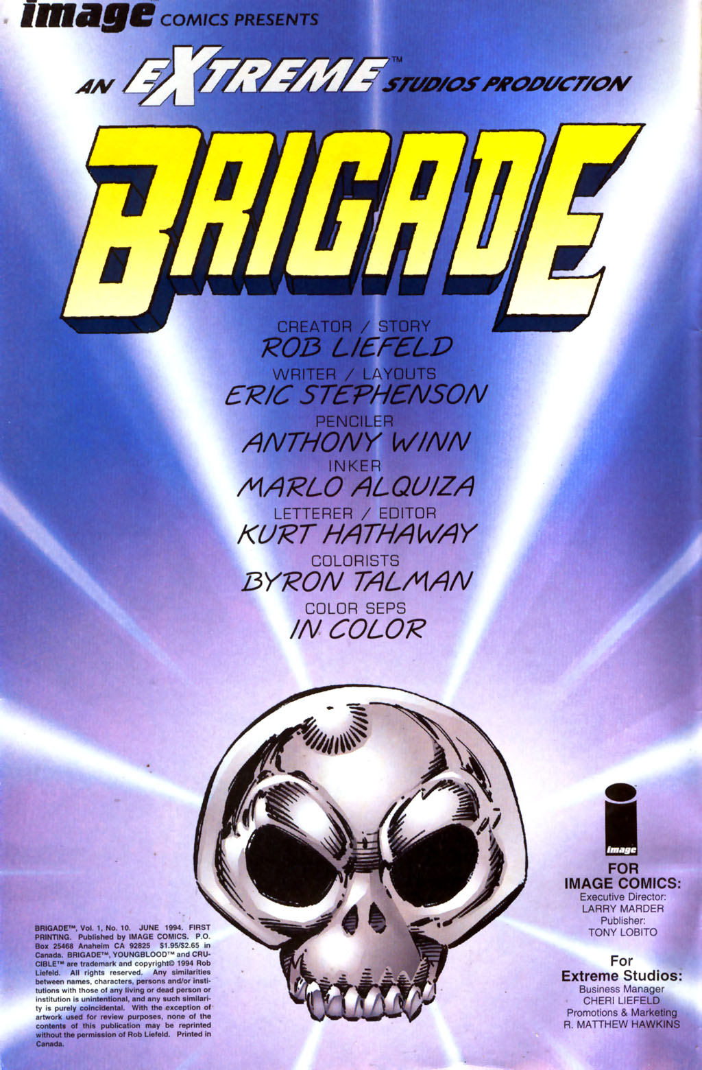 Read online Brigade (1993) comic -  Issue #10 - 2
