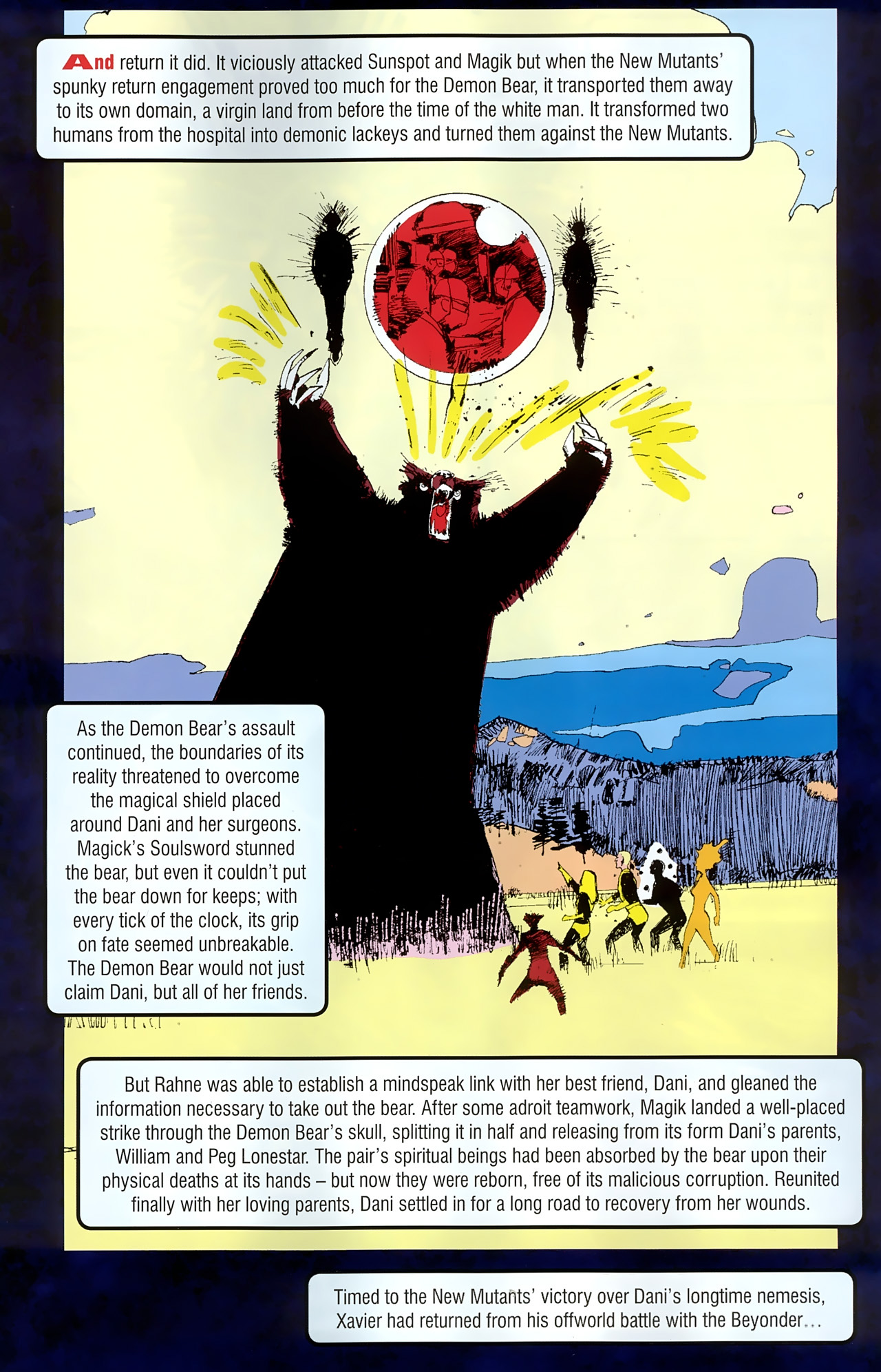Read online New Mutants Saga comic -  Issue # Full - 15