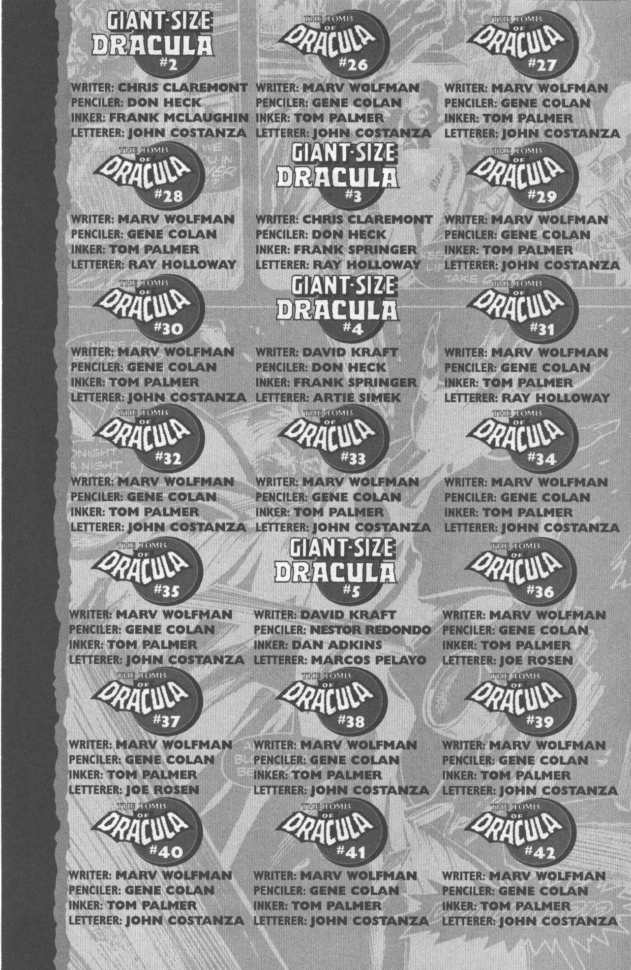 Read online Essential The Tomb of Dracula comic -  Issue # TPB 2 (Part 1) - 2