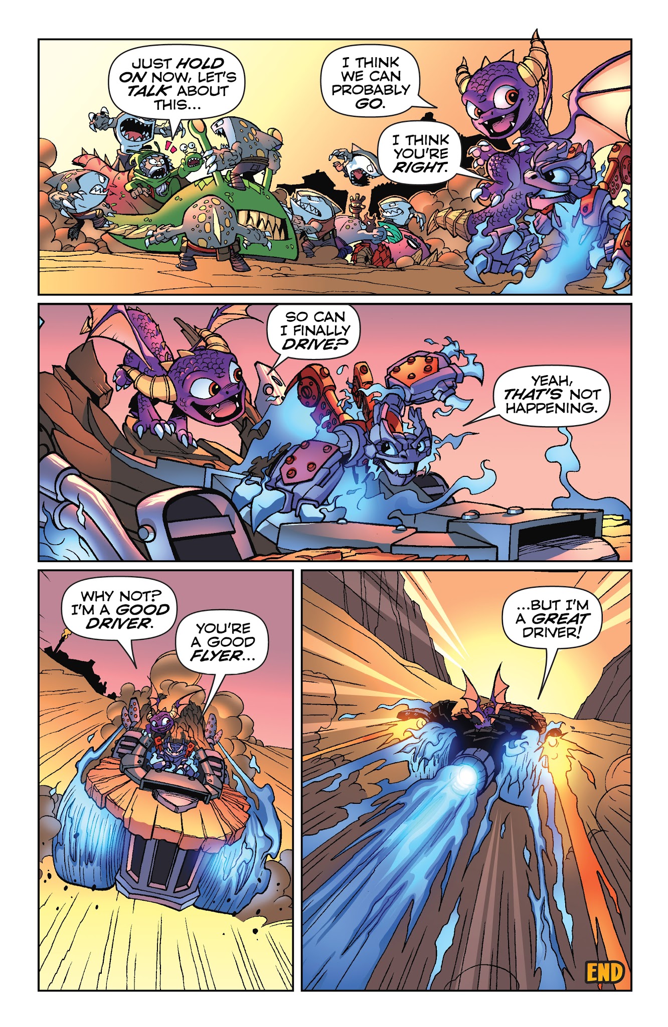 Read online Skylanders Quarterly-Spyro & Friends: Biting Back comic -  Issue # Full - 17