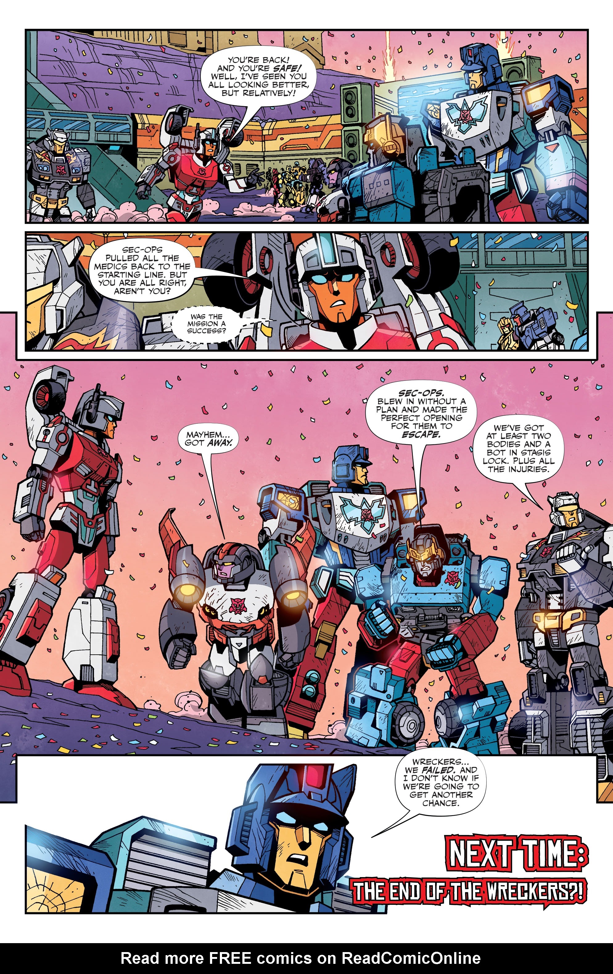 Read online Transformers: Wreckers-Tread and Circuits comic -  Issue #3 - 23